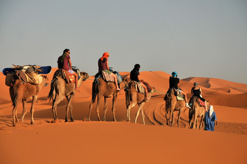 Camel Ride in Sahara