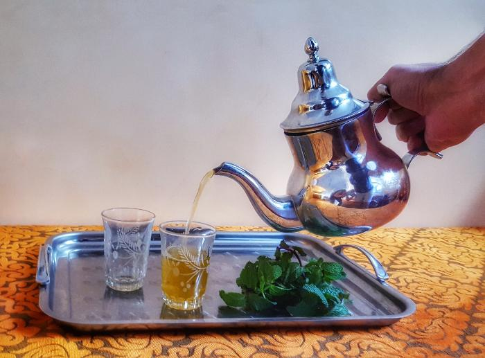 Moroccan Tea Preparation